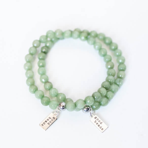 Green Agate GoodBeads Handmade Jewelry